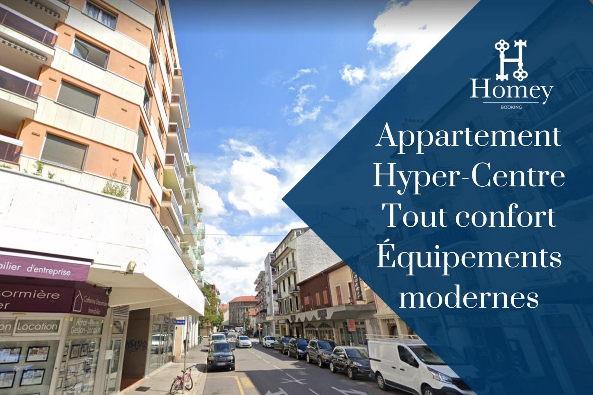 Homey Superchill - Appartement Moderne Et Tout Equipe - Netflix Et Wifi Inclus - Situe En Hyper-Centre - Proche Geneve آنماس المظهر الخارجي الصورة